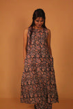 Midnight Bloom Angarakha Co Ord Set
